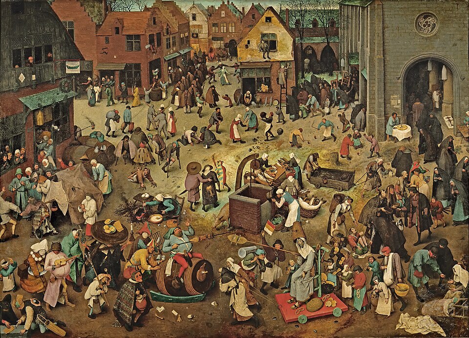 The Fight Between Carnival and Lent - Pieter Bruegel the Elder