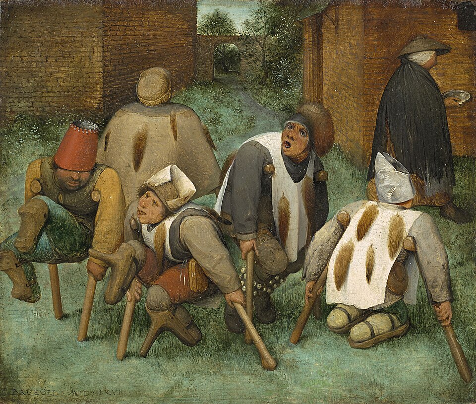 Los mendigos - Pieter Bruegel the Elder