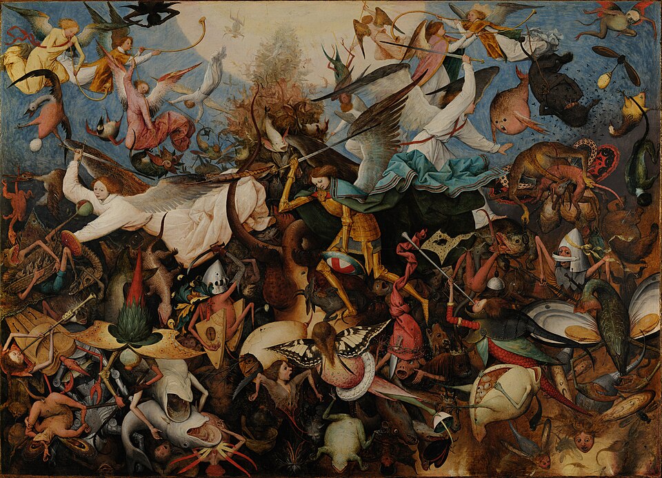 La Chute des anges rebelles - Pieter Bruegel the Elder