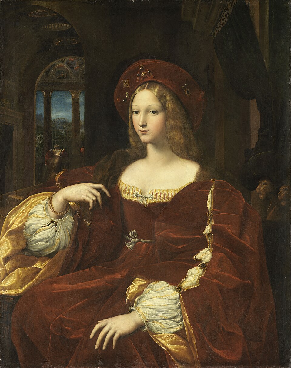 Portrait of Doña Isabel de Requesens y Enríquez de Cardona-Anglesola - Rafael Sanzio