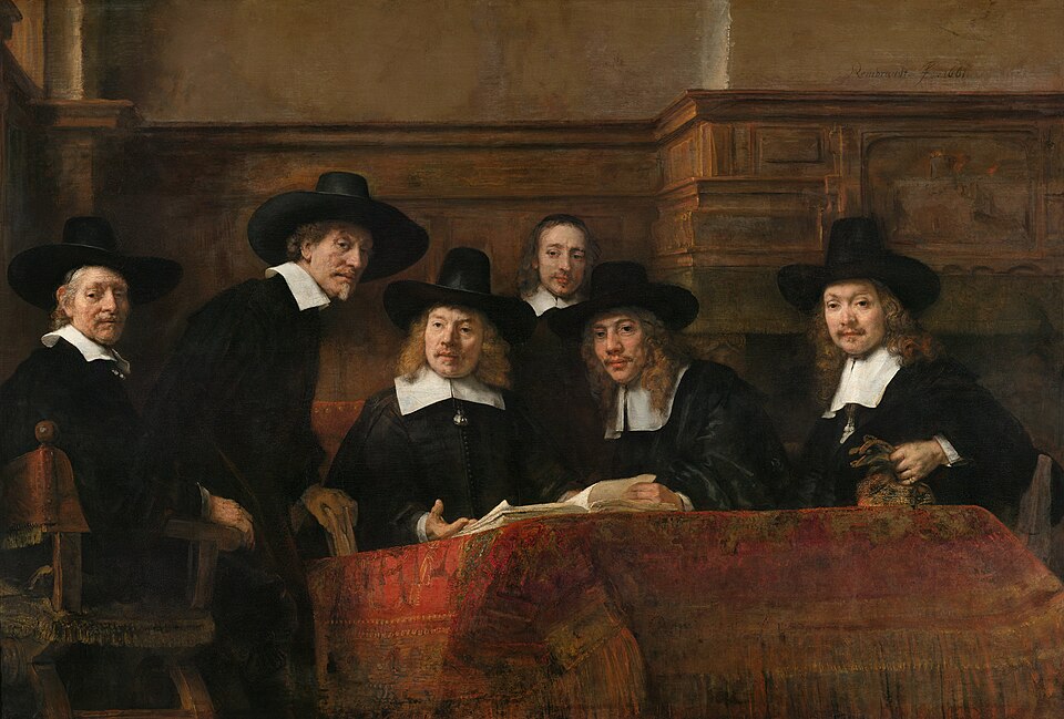 Syndics of the Drapers' Guild - Rembrandt van Rijn