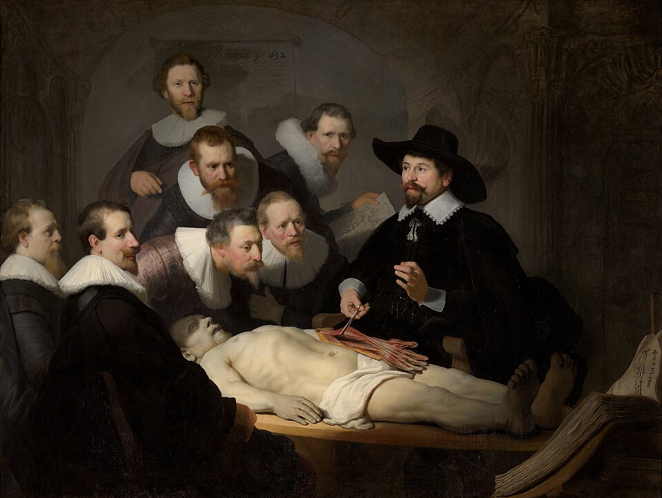 Die Anatomie des Dr. Tulp - Rembrandt van Rijn