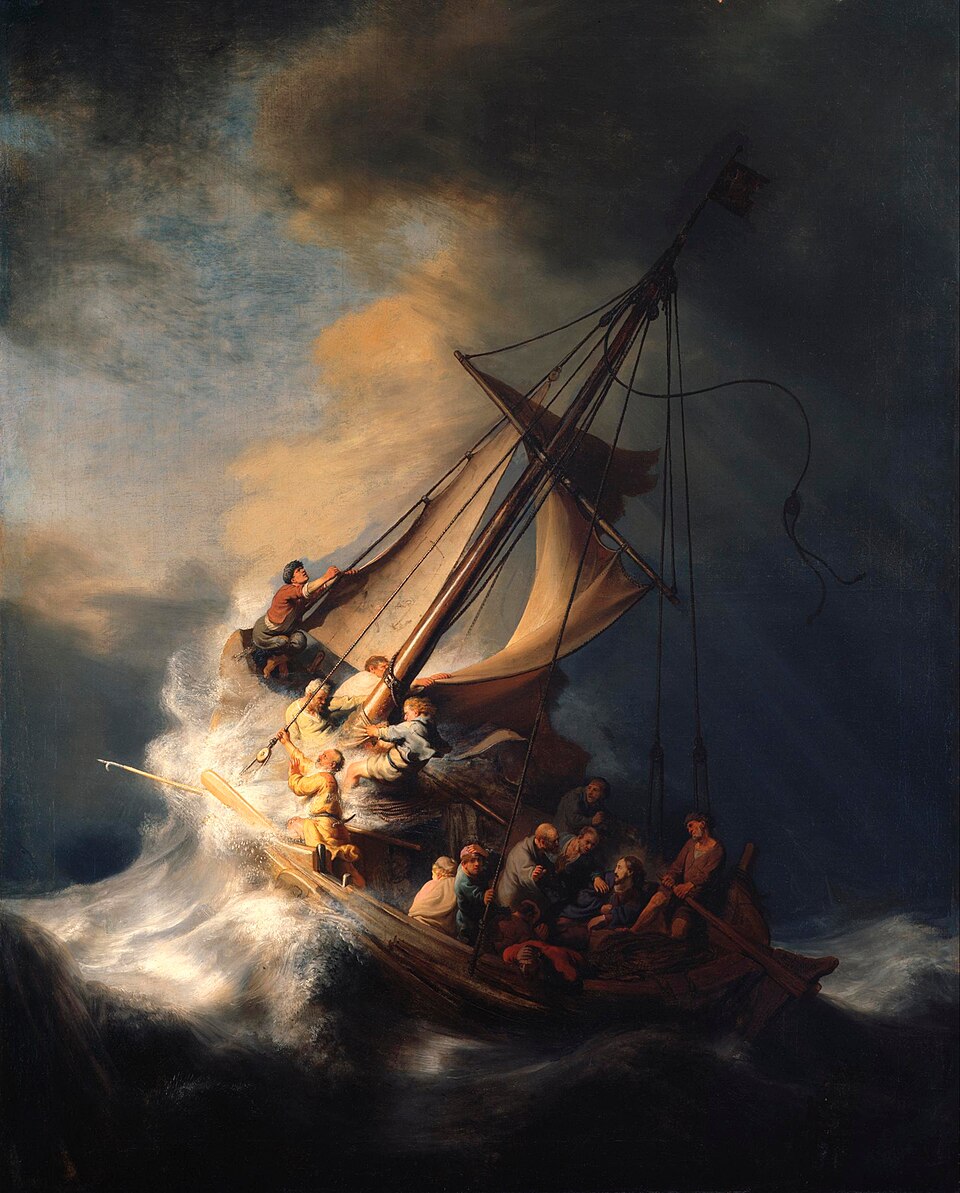 Der Sturm auf dem See Genesareth - Rembrandt van Rijn