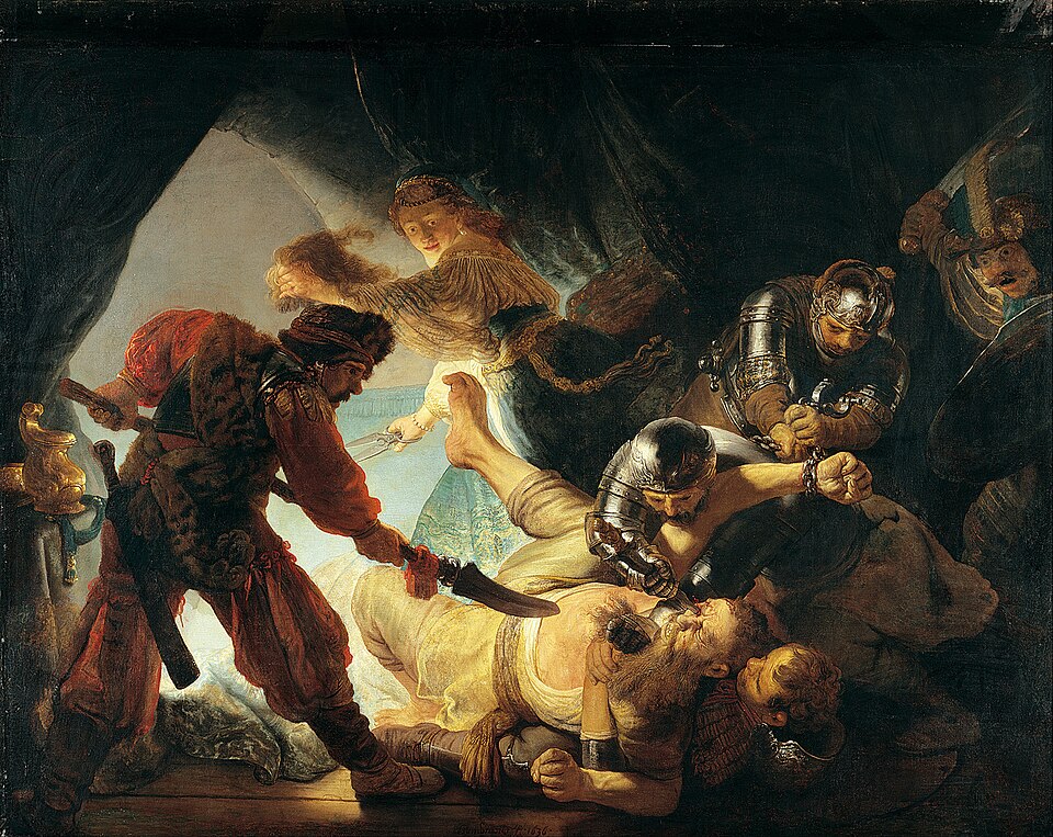 The Blinding of Samson - Rembrandt van Rijn