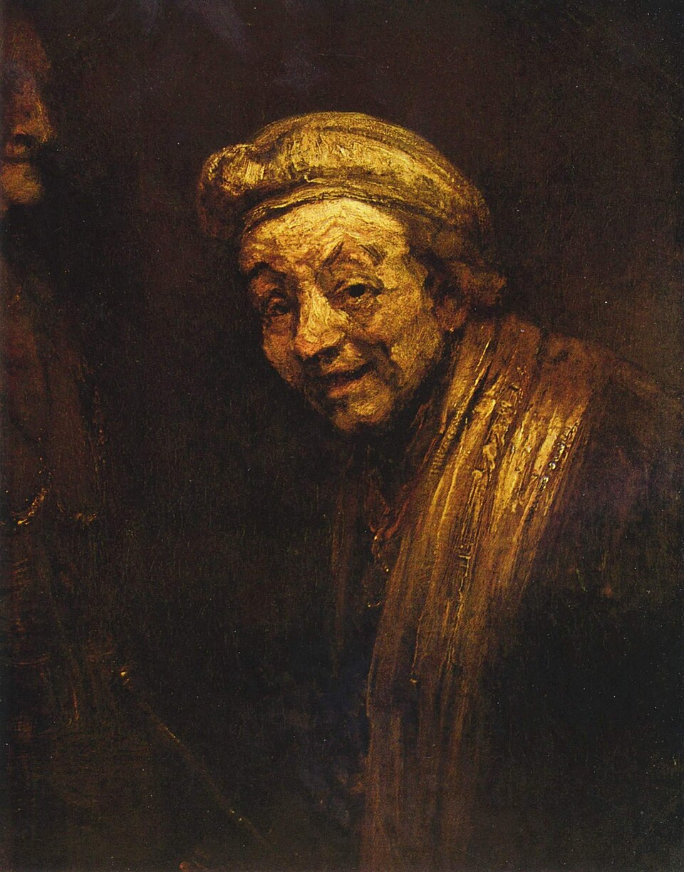 Autoportrait en Zeuxis - Rembrandt van Rijn