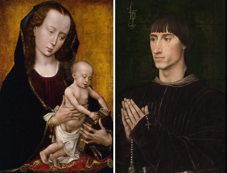 Diptych of Philip de Croÿ with The Virgin and Child - Rogier van der Weyden