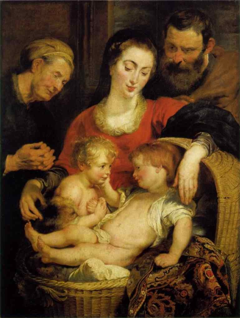 Madonna of the Basket - Peter Paul Rubens