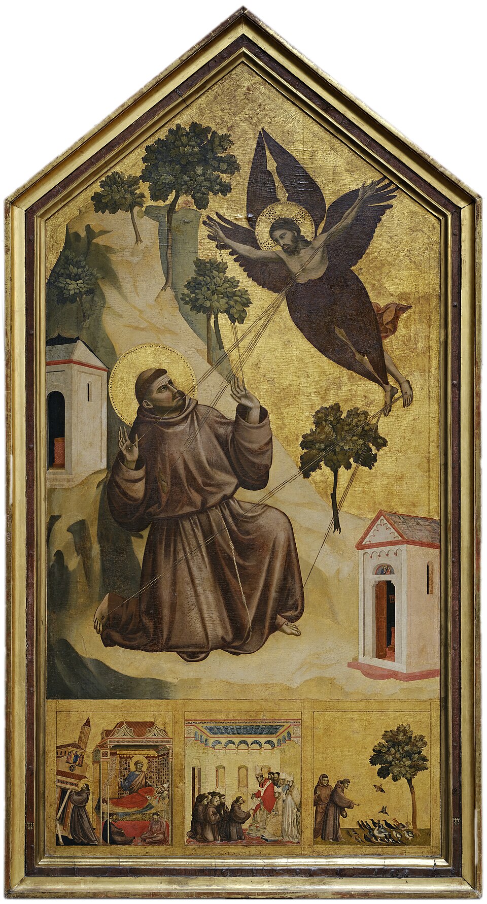 St. Francis of Assisi Receiving the Stigmata - Giotto di Bondone