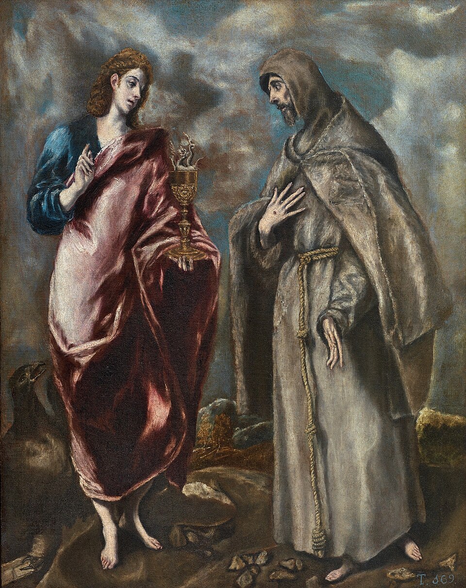 Saint John the Evangelist and Saint Francis of Assisi - Le Greco