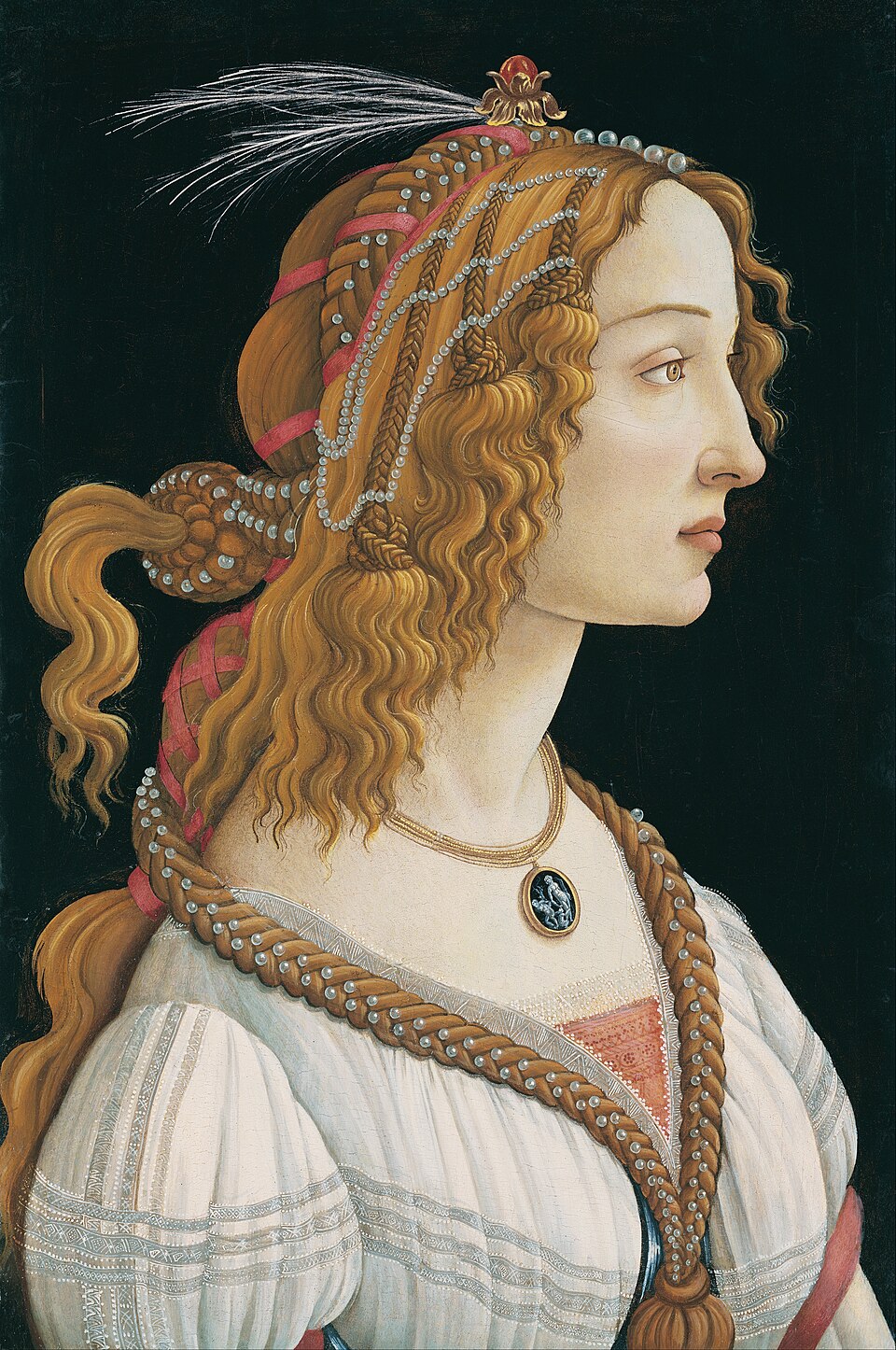 Idealized Portrait of a Lady - Sandro Botticelli