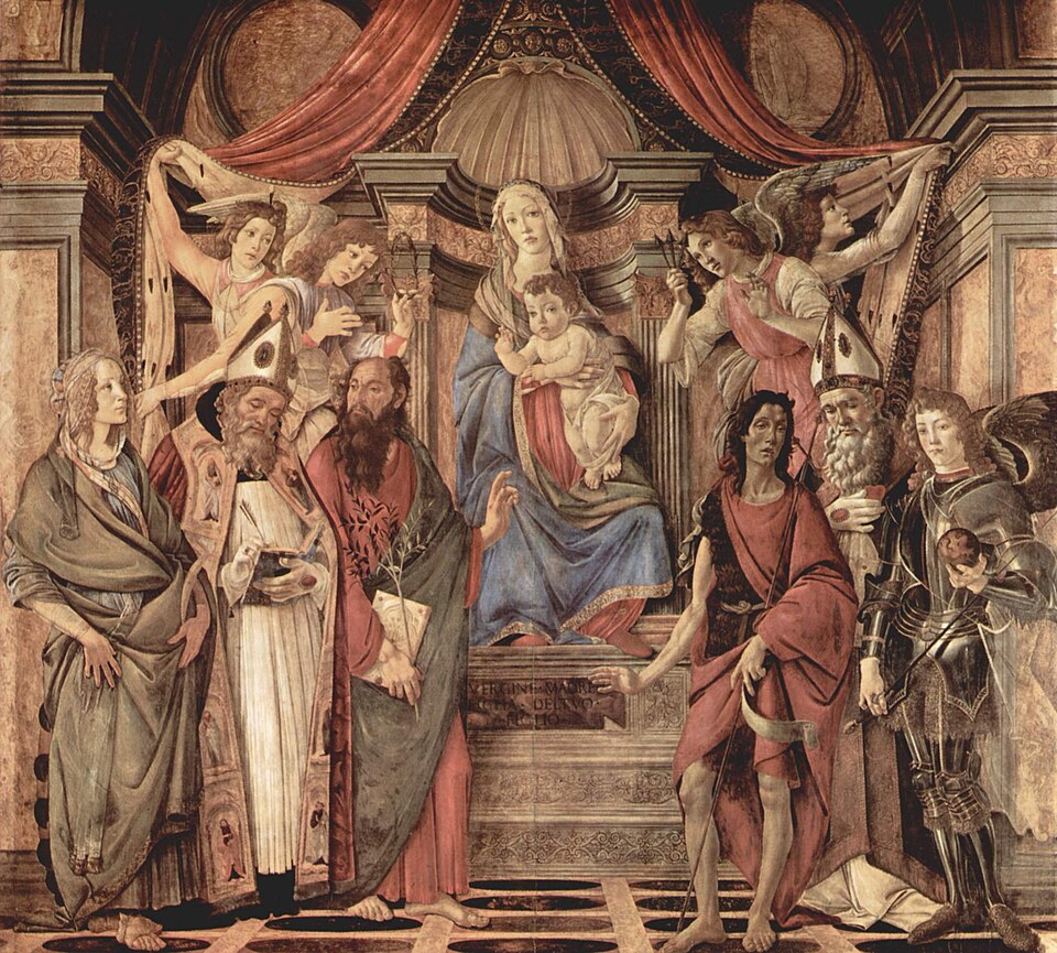 San Barnaba Altarpiece - Sandro Botticelli
