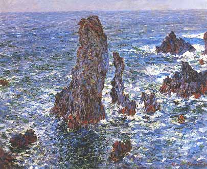 Belle-Île Rocks - Claude Monet