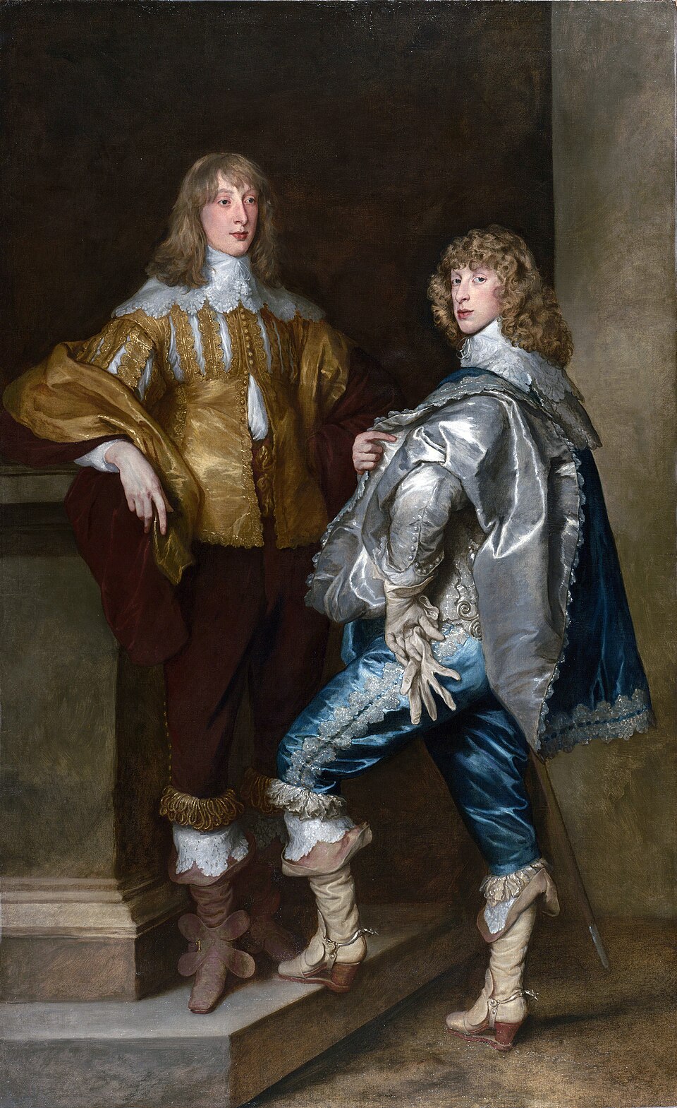 Lord John Stuart and His Brother, Lord Bernard Stuart - Anton van Dyck