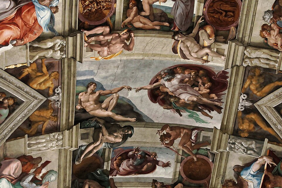 The Separation of the Earth and Waters - Michelangelo