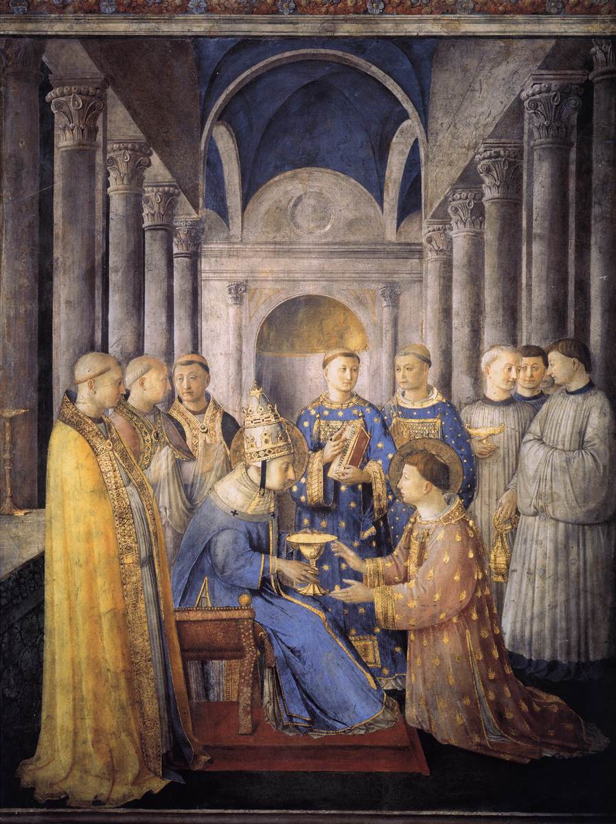 Ordination of St Laurence - Fra Angelico