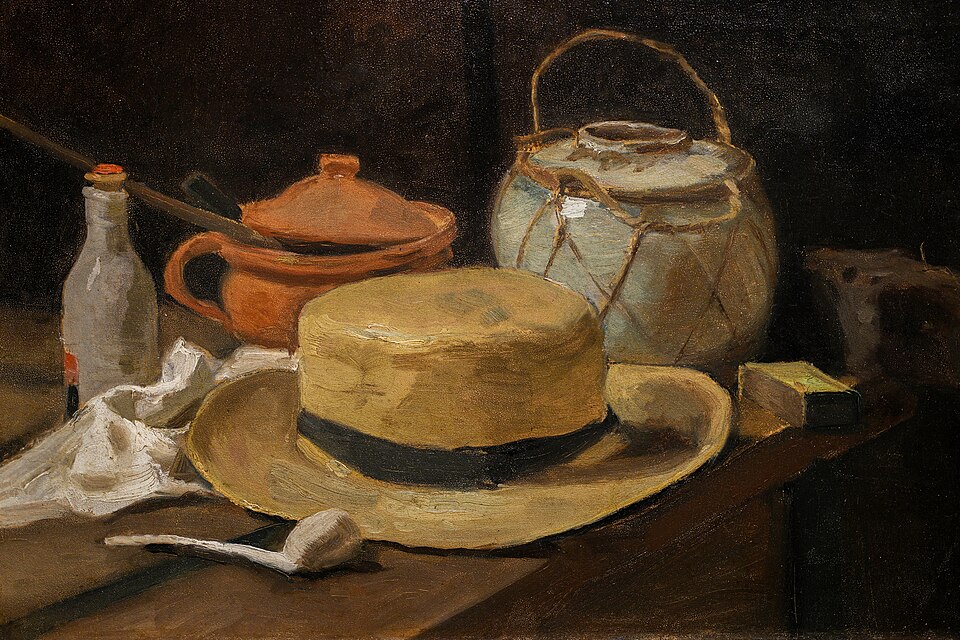 Tĩnh vật với mũ rơm - Vincent van Gogh