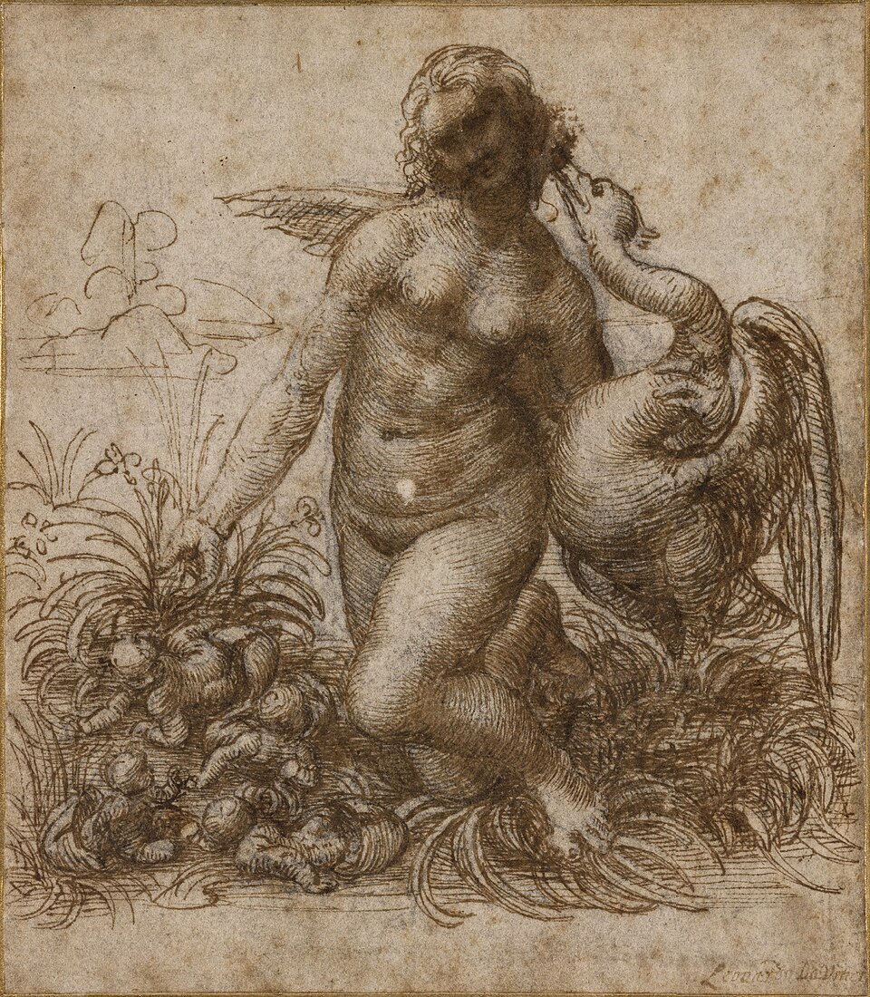 Leda và thiên nga - Leonardo da Vinci
