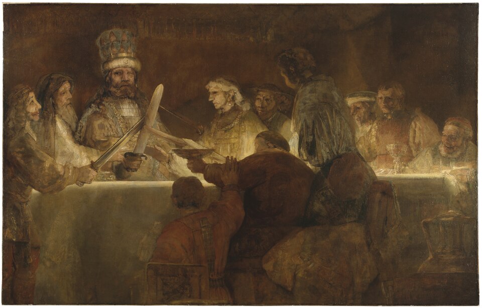 Die Verschwörung des Claudius Civilis - Rembrandt van Rijn