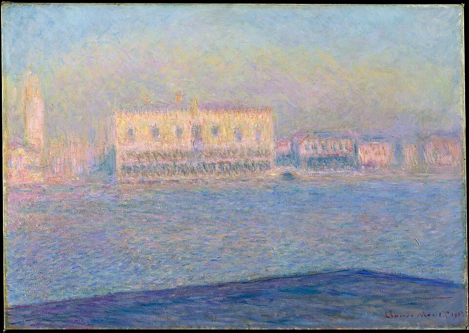Der Dogenpalast von San Giorgio Maggiore - Claude Monet