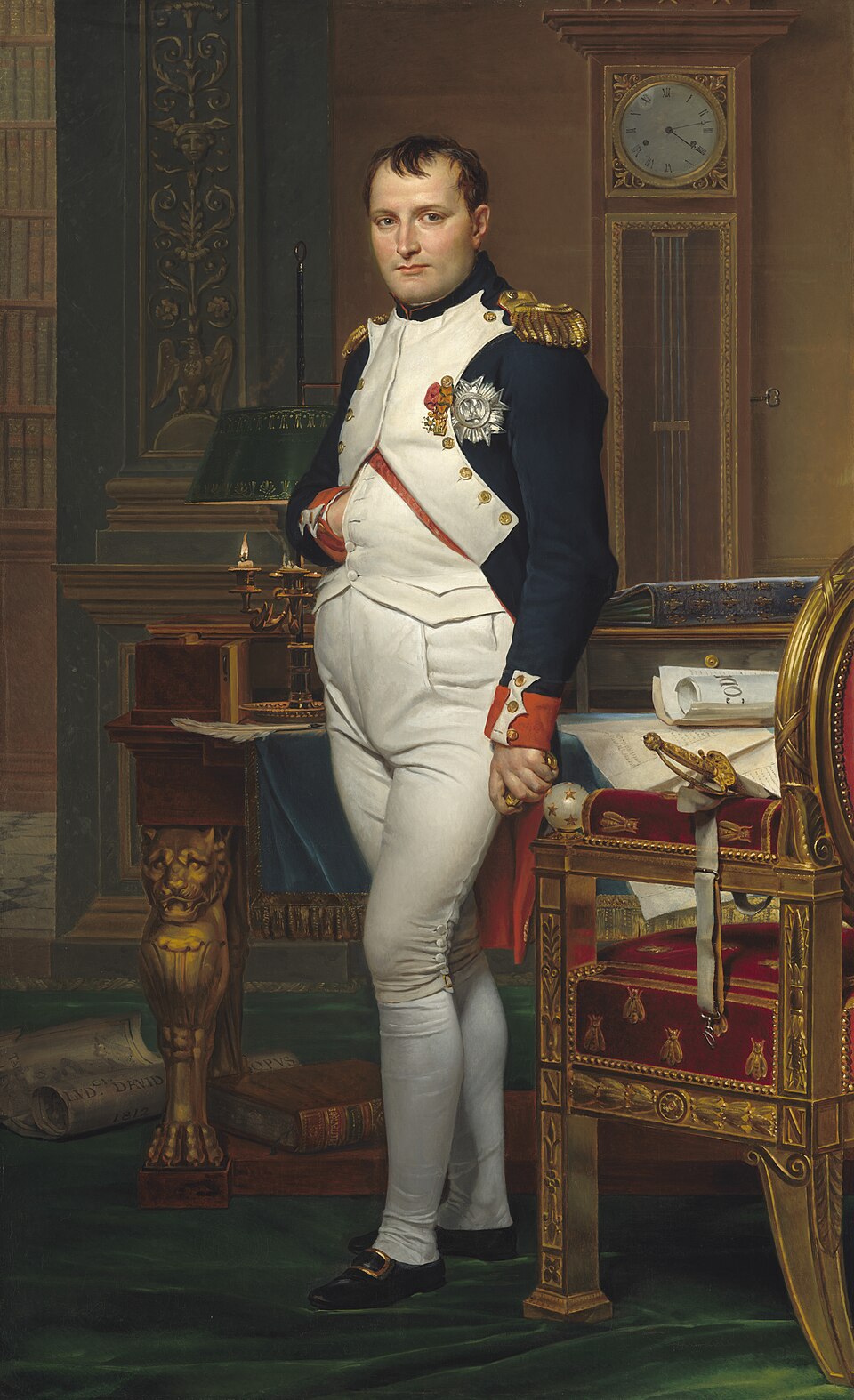 Der Kaiser Napoleon in seinem Arbeitszimmer im Tuilerien-Palast - Jacques-Louis David