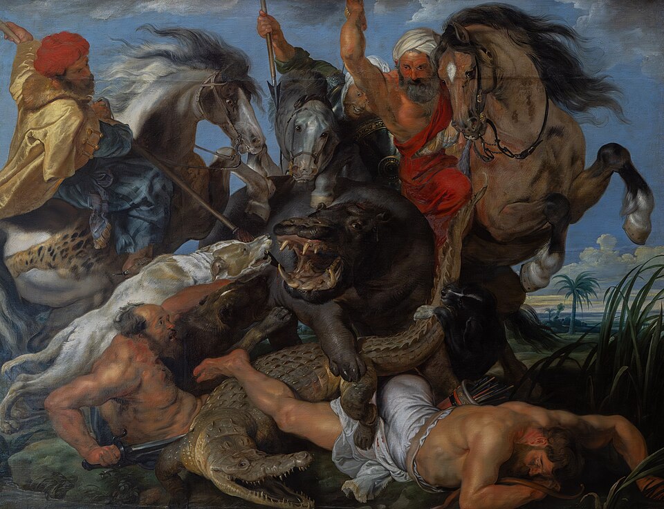 The Hippopotamus and Crocodile Hunt - Peter Paul Rubens