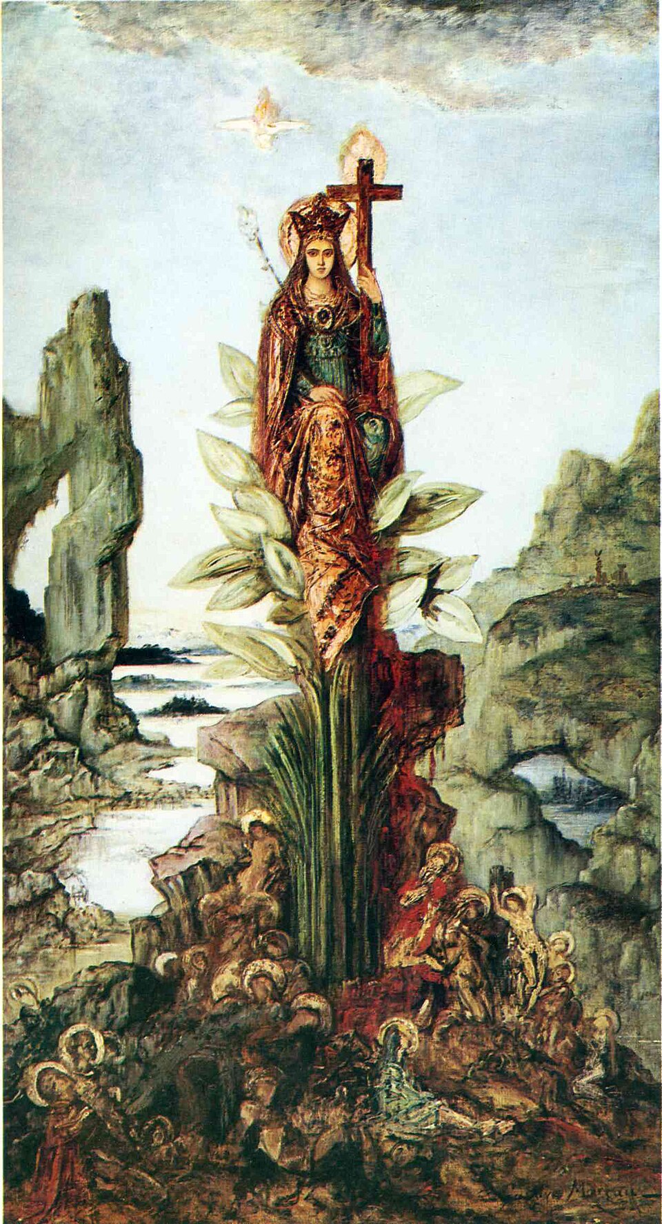 Mystic Flower - Gustave Moreau