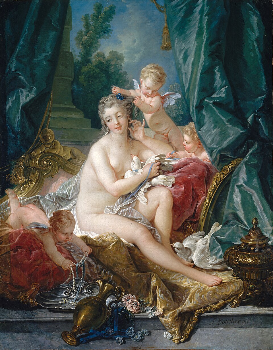 Venus arreglándose - François Boucher