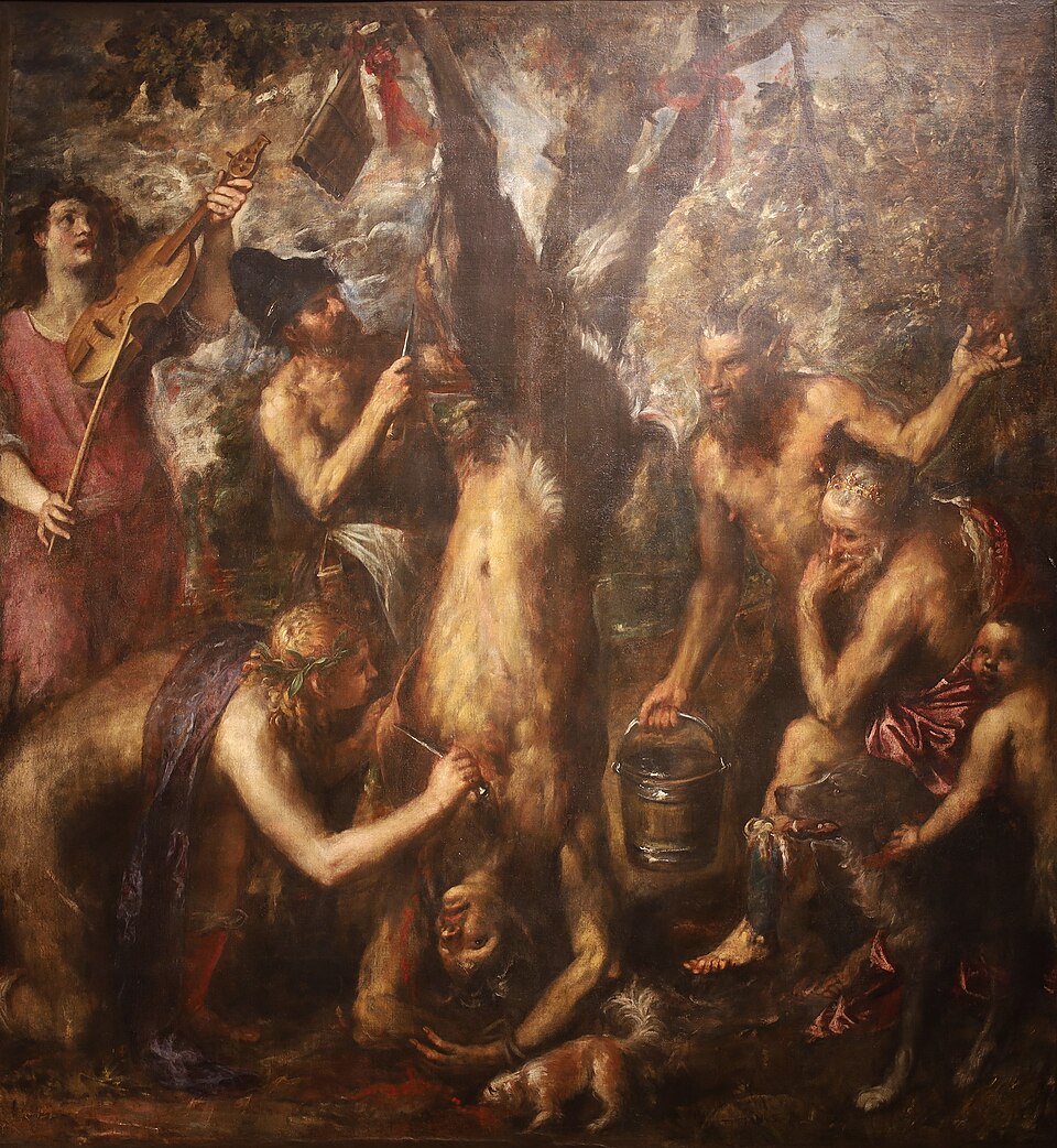 The Flaying of Marsyas - Titian