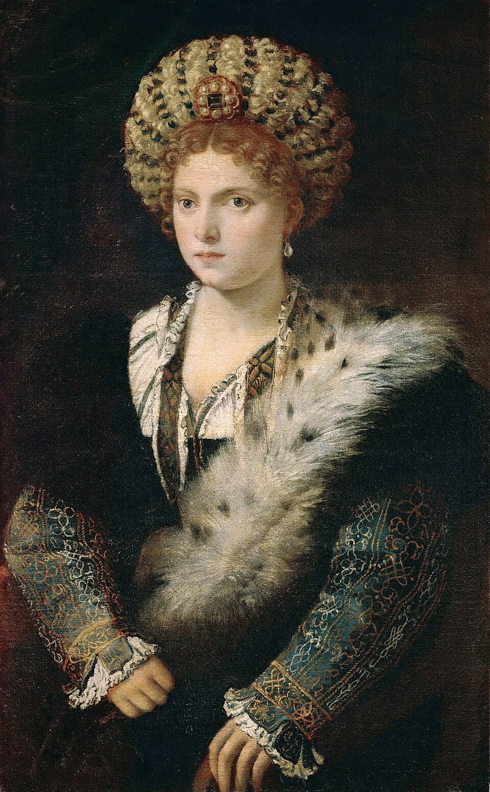 Portrait of Isabella d'Este - Titian