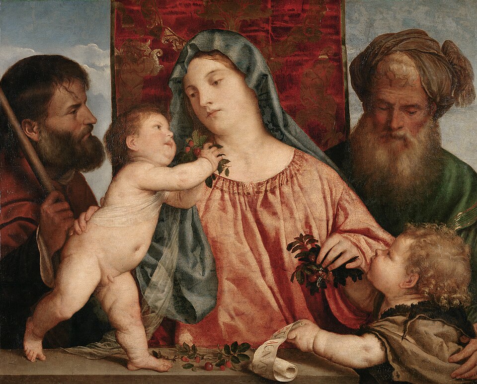 Madonna of the Cherries - Titian
