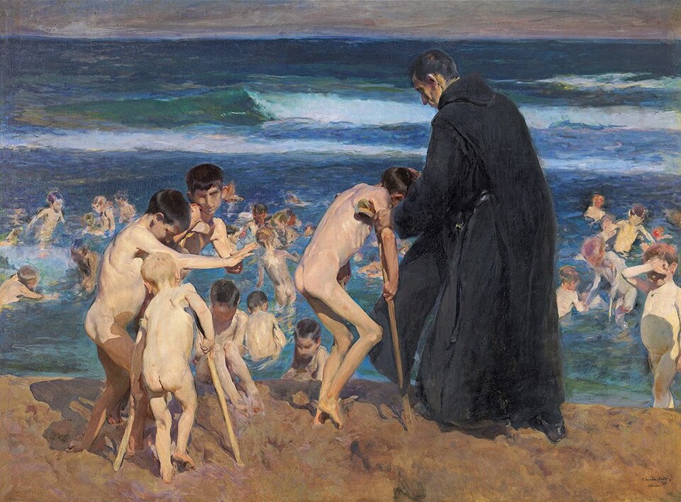 Sad Inheritance - Joaquín Sorolla