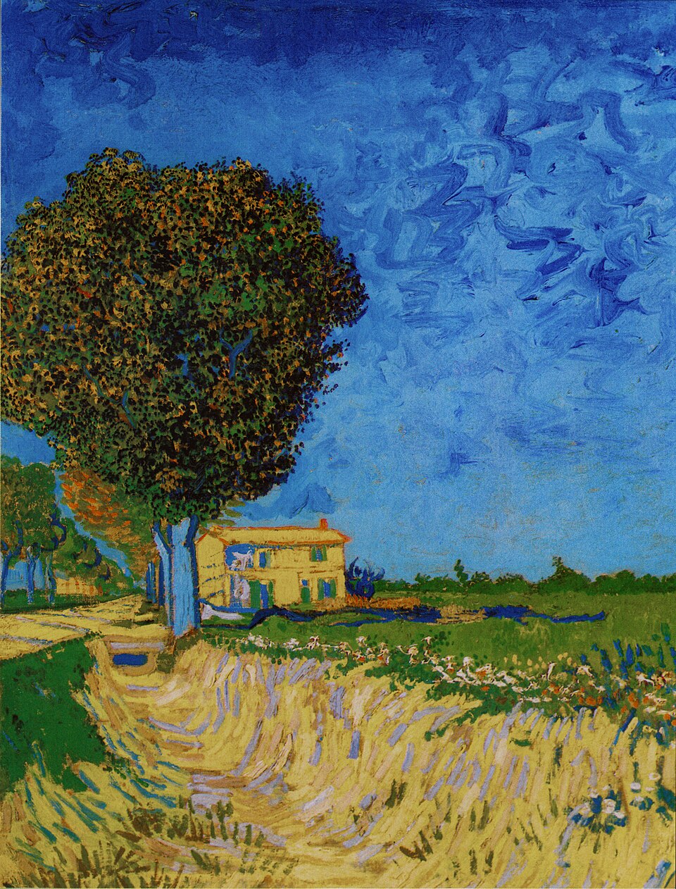 A Lane near Arles - Vincent van Gogh