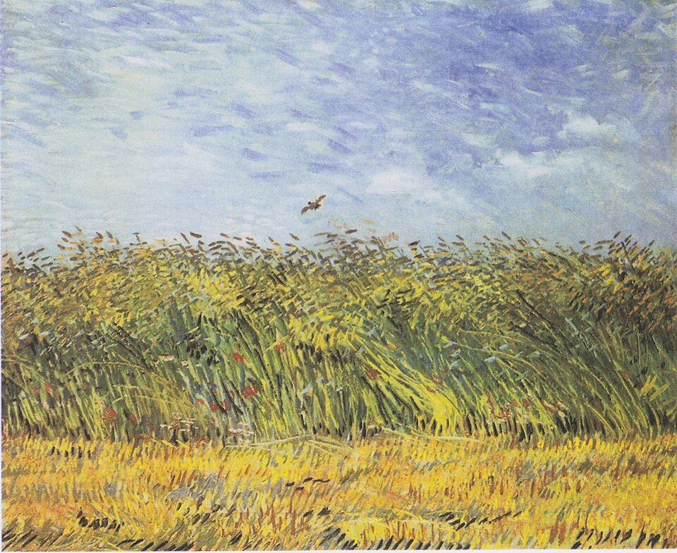 Campo di grano con un'allodola - Vincent van Gogh