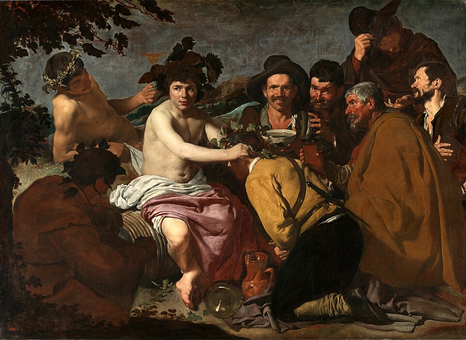 Sự thắng利 của Bacchus - Diego Velázquez