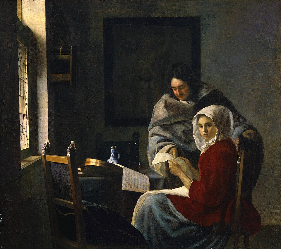 Girl Interrupted at her Music - Johannes Vermeer