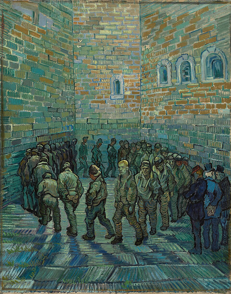 Tù nhân tập thể dục - Vincent van Gogh