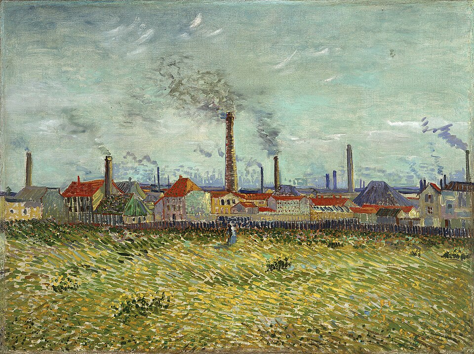 Factories at Clichy - Vincent van Gogh