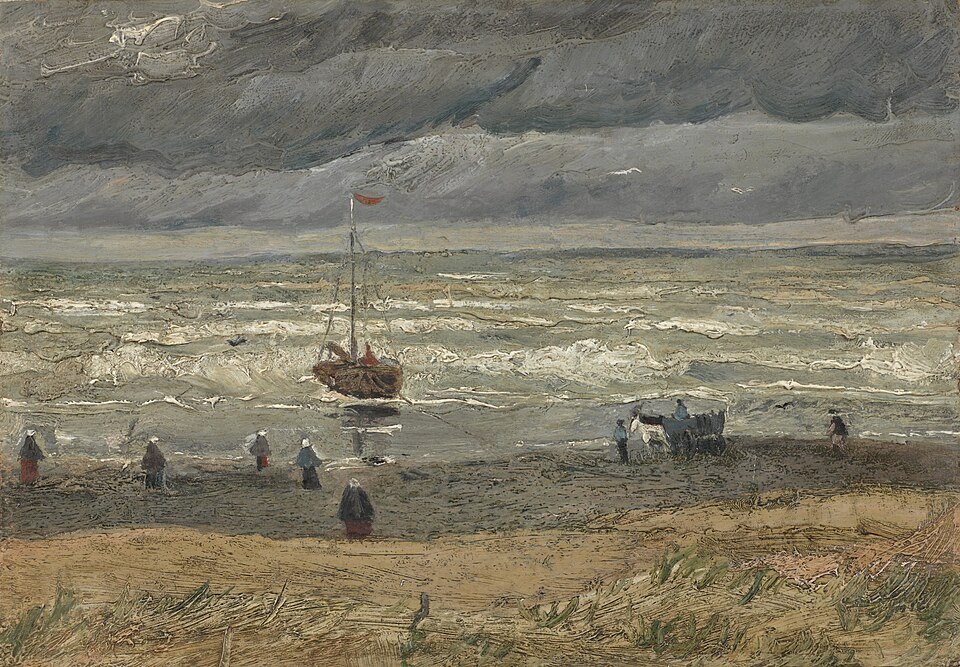 Strand von Scheveningen bei stürmischen Wetter - Vincent van Gogh