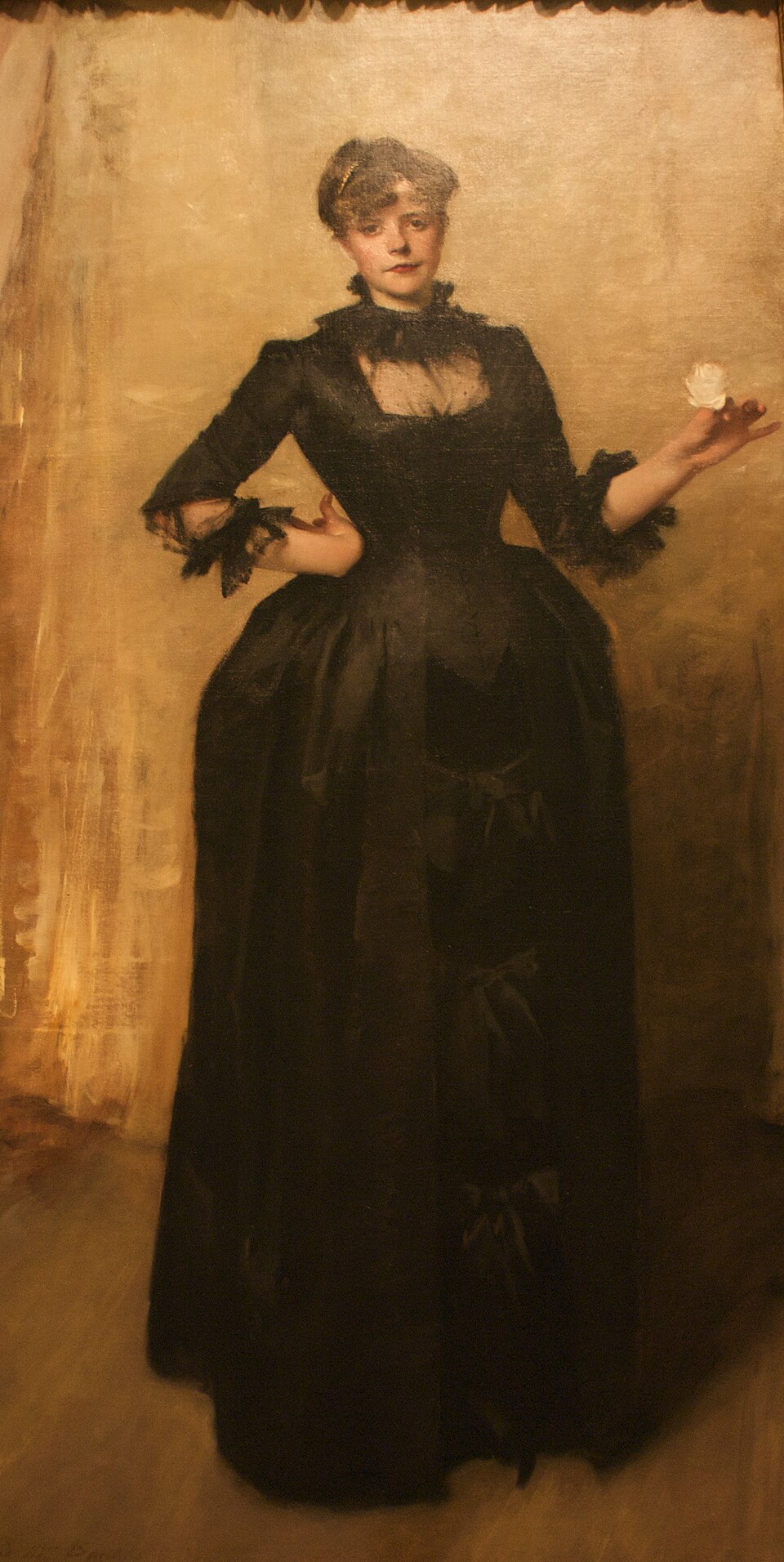 Dama con la rosa - John Singer Sargent