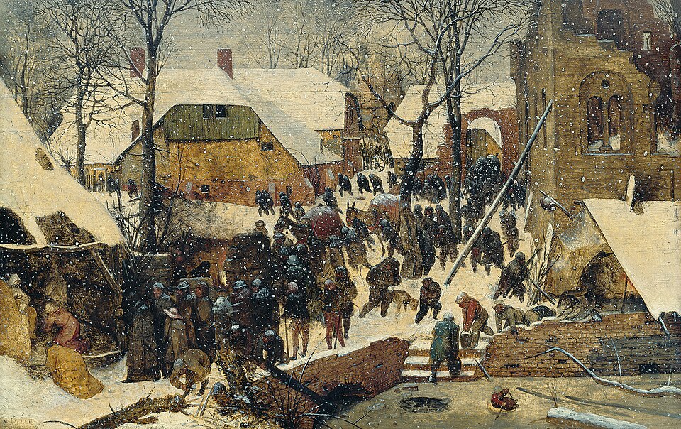Adoration of the Magi in a Winter Landscape - Pieter Bruegel the Elder