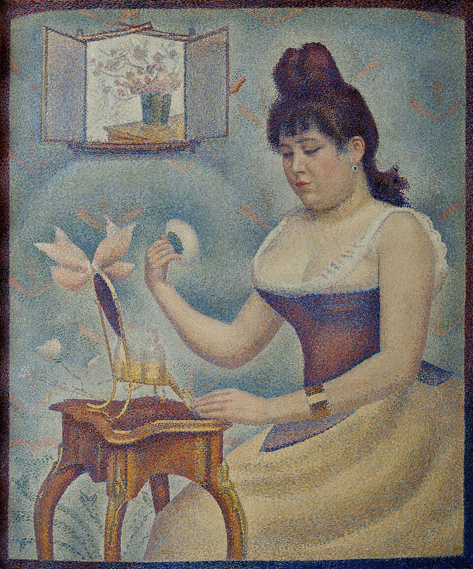 Die Frau mit der Puderquaste - Georges Seurat